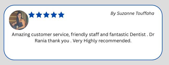 Testimonial by Suzanne Touffaha for iSmile Dental Langley
